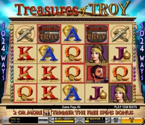 Treasures of Troy slot